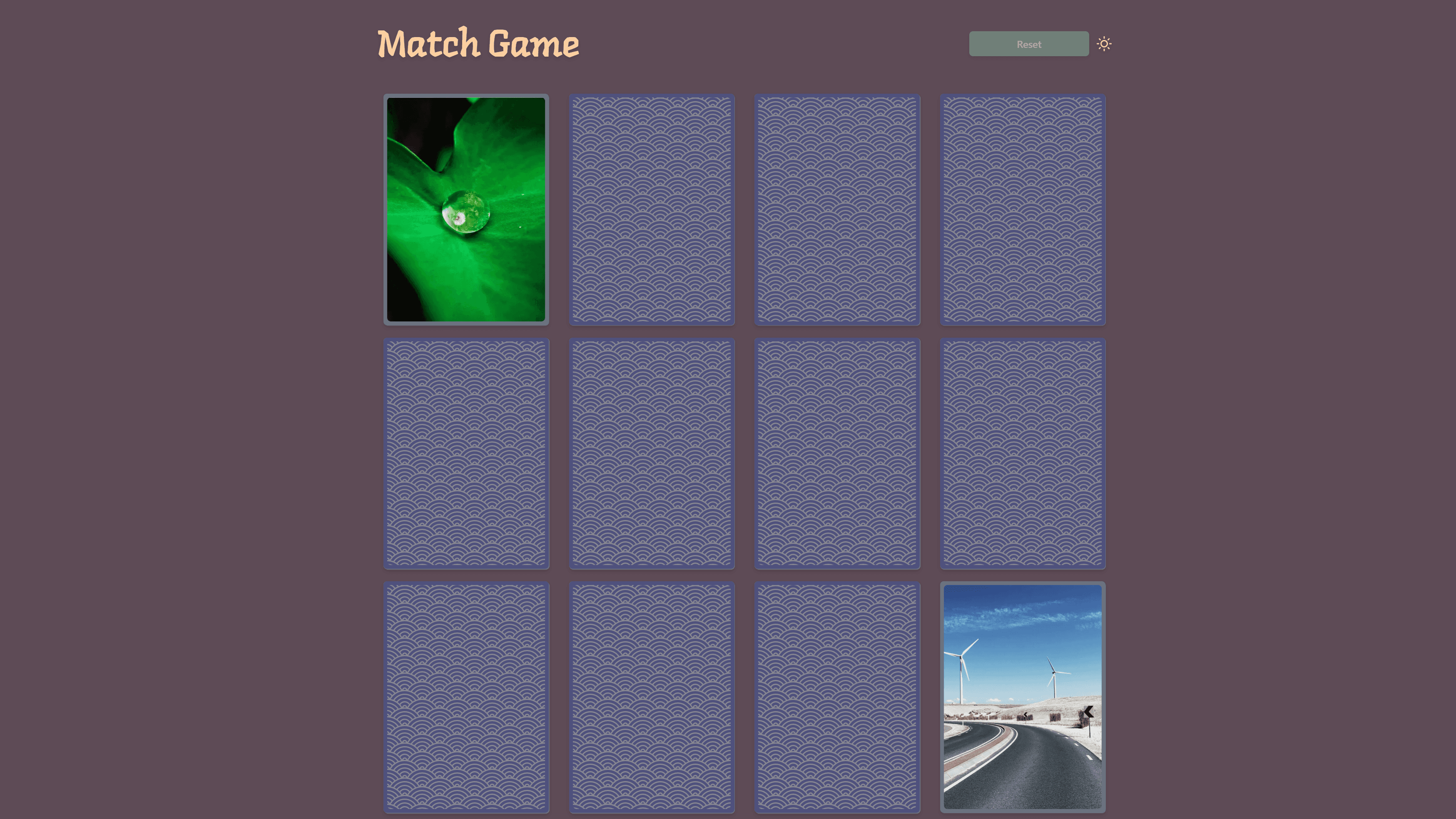 Match game app photo